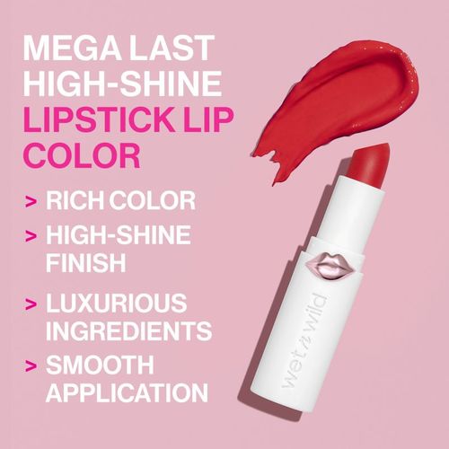 MegaLast gloss labial con efecto humectante tono Raining Rubies 3.3 g - Wet n Wild - Modalova