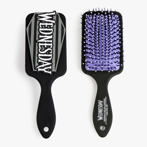Brush Rectangular cepillo para el cabello para niños 1 ud - Wednesday - Modalova