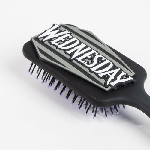 Brush Rectangular cepillo para el cabello para niños 1 ud - Wednesday - Modalova