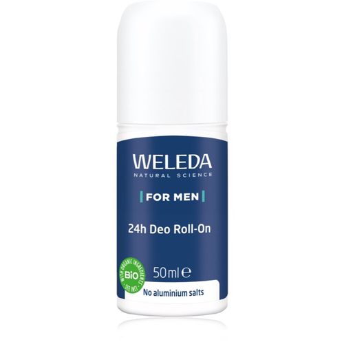 Men desodorante roll-on sin sales de aluminio 24h 50 ml - Weleda - Modalova