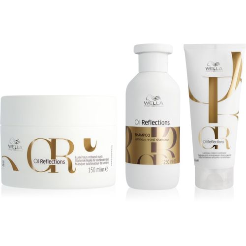 Oil Reflections bundle set para dar brillo y suavidad al cabello 3 ud - Wella Professionals - Modalova
