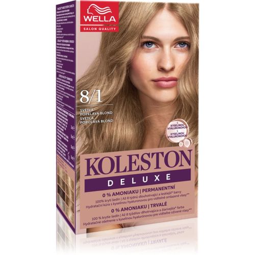 Koleston Deluxe tinte de pelo sin amoníaco tono 8/1 Light Ash Blonde 100 ml - Wella - Modalova