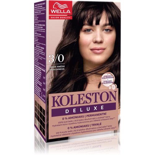Koleston Deluxe tinte de pelo sin amoníaco tono 3/0 Dark Brown 100 ml - Wella - Modalova