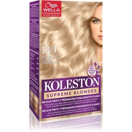 Koleston Supreme tinte de pelo tono 12/1 Ultra Light Ash Blonde 100 ml - Wella - Modalova