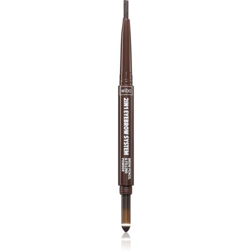 Eyebrow System lápiz para cejas 2 en 1 #3 1 ud - Wibo - Modalova