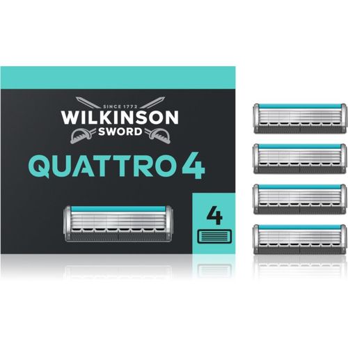 Quattro Essential 4 Titanium Sensitive recambios de cuchillas 4 ud - Wilkinson Sword - Modalova