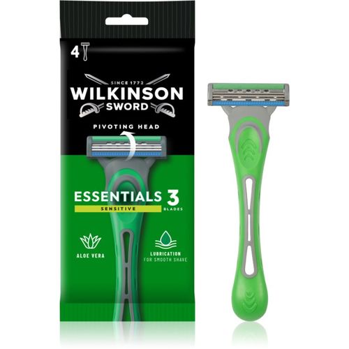 Essentials 3 Sensitive maquinillas de afeitar desechables 4 ud - Wilkinson Sword - Modalova