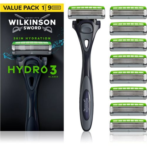 Hydro3 afeitadora + cabezales de recambio 8 uds - Wilkinson Sword - Modalova