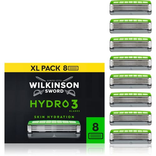 Hydro3 cabezal de recambio 8 ud - Wilkinson Sword - Modalova