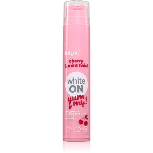 On White Yummy pasta de dientes blanqueadora sabor Cherry & Mint 60 g - Tołpa - Modalova