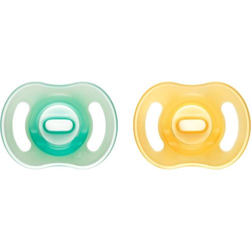 Ultra Light Night chupete Orange/ Green 0-6m 2 ud - Tommee Tippee - Modalova