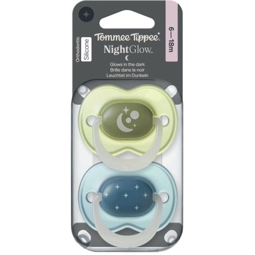 NightGlow Soother 6-18m chupete Boy 2 ud - Tommee Tippee - Modalova