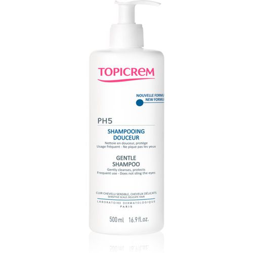 PH5 Gentle Shampoo shampoo delicato per uso quotidiano per cuoi capelluti sensibili 500 ml - Topicrem - Modalova