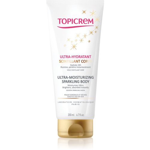 UH BODY Ultra-Moisturizing Sparkling Body latte corpo idratante intenso con glitter 200 ml - Topicrem - Modalova