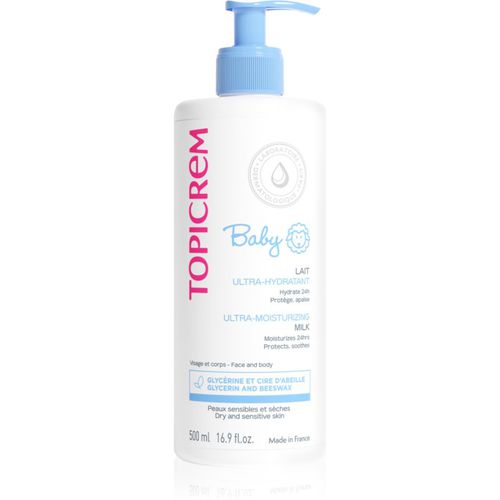 BABY My 1st Ultra-Moisturizing Milk leche facial y corporal hidratante para pieles secas y sensibles 500 ml - Topicrem - Modalova