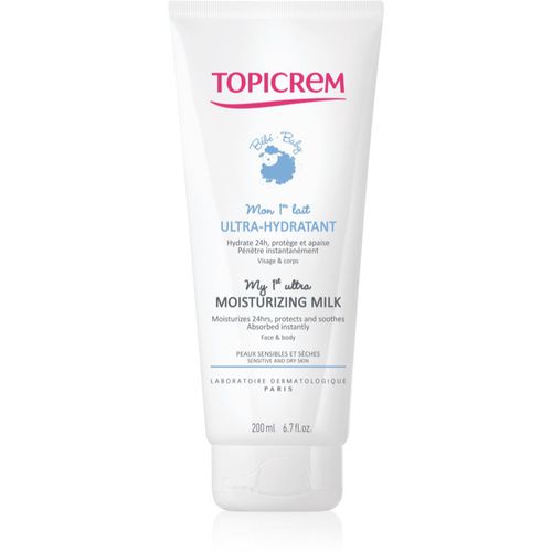 BABY My 1st Ultra-Moisturizing Milk leche facial y corporal hidratante para pieles secas y sensibles 200 ml - Topicrem - Modalova