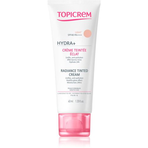 UH FACE HYDRA+ Radiance Tinted Cream crema hidratante con color SPF 40 tono Light 40 ml - Topicrem - Modalova