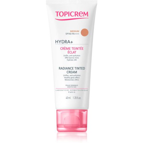 UH FACE HYDRA+ Radiance Tinted Cream crema hidratante con color SPF 40 tono Medium 40 ml - Topicrem - Modalova