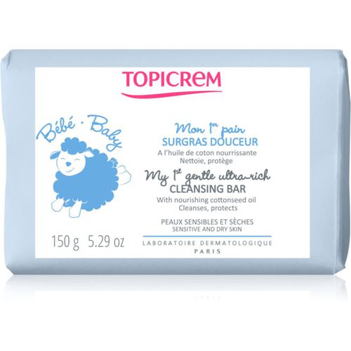 BABY My 1st Gentle Ultra-Rich Cleansing Bar jabón limpiador suave para niños y bebés 150 g - Topicrem - Modalova