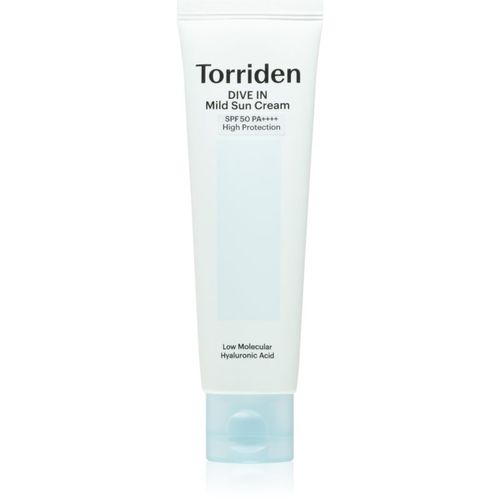 Dive In Mild Sun Cream fluido bronceador mineral para el rostro con efecto humectante SPF 50+ 60 ml - Torriden - Modalova