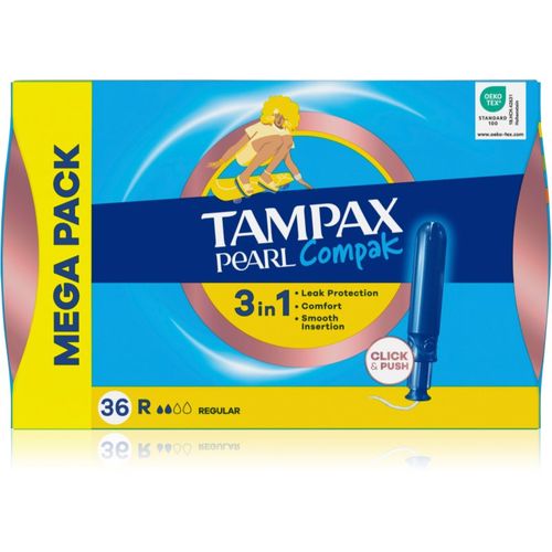 Pearl Compak Regular tampones con aplicador 36 ud - Tampax - Modalova