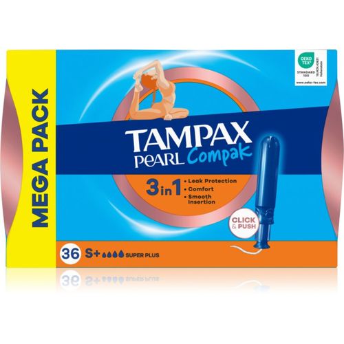 Pearl Compak Super Plus tampones con aplicador 36 ud - Tampax - Modalova
