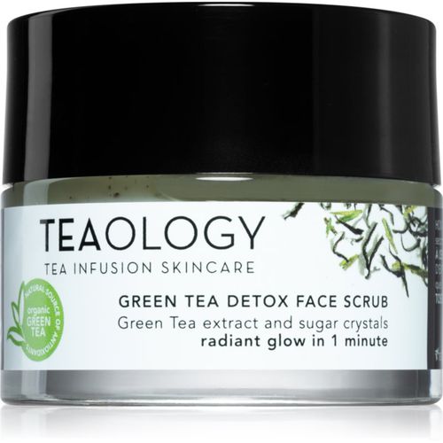 Cleansing Green Tea Detox Face Scrub exfoliante de azúcar para nutrir y limpiar la piel con suavidad con té verde 50 ml - Teaology - Modalova