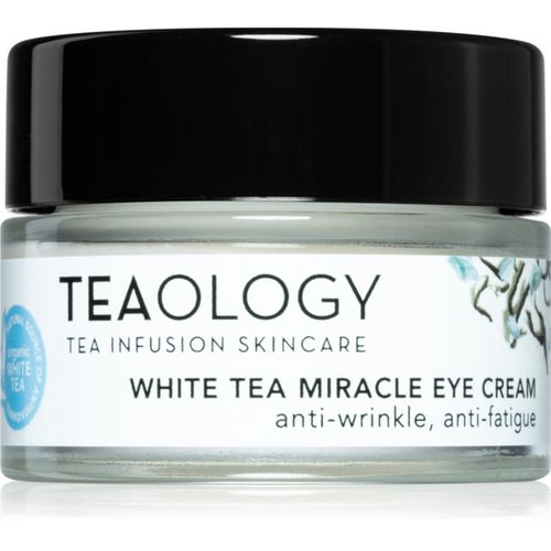 Anti-Age White Tea Miracle Eye Cream crema de contorno de ojos para eliminar las ojeras y arrugas 15 ml - Teaology - Modalova