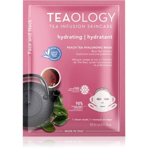 Face Mask Peach Tea Hyaluronic mascheraviso idratante in tessuto 21 ml - Teaology - Modalova