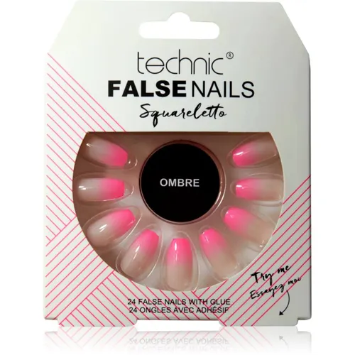 False Nails Squareletto uñas postizas Ombre 24 ud - Technic Cosmetics - Modalova