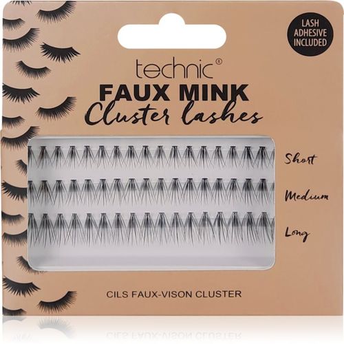 Faux Mink Cluster Lashes pestañas postizas con pegamento 54 ud - Technic Cosmetics - Modalova