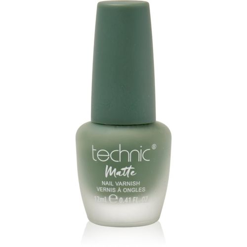 Matte Nail Varnish esmalte de uñas de larga duración con efecto mate tono Green Whit Envy 12 ml - Technic Cosmetics - Modalova