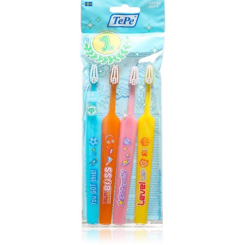 Kids Extra Soft cepillo de dientes extra suave para niños 4 ud - TePe - Modalova