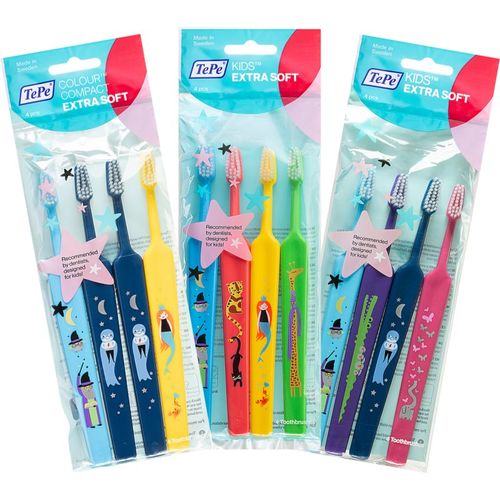 Kids Extra Soft cepillo de dientes extra suave para niños 4 ud - TePe - Modalova