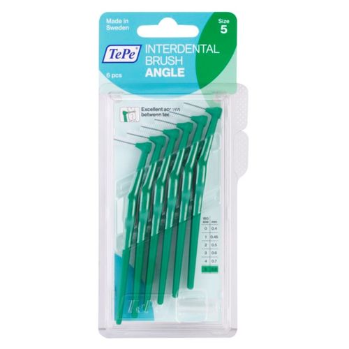 Angle Size 5 cepillos interdentales 0,8 mm 6 ud - TePe - Modalova