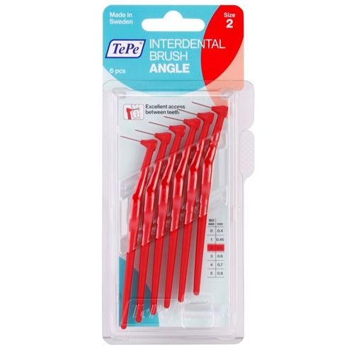 Angle Size 2 cepillos interdentales 0,5 mm 6 ud - TePe - Modalova