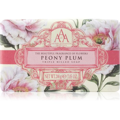 Aromas Artesanales de Antigua Triple Milled Soap jabón lujoso Peony 200 g - The Somerset Toiletry Co. - Modalova