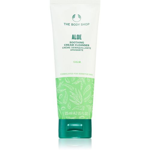 Aloe Soothing Cream Cleanser loción limpiadora para calmar la piel 125 ml - The Body Shop - Modalova