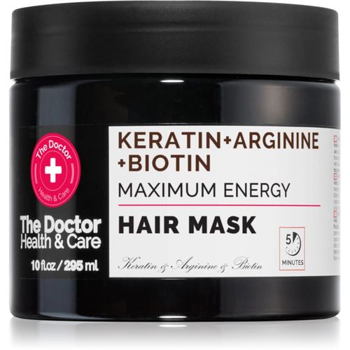Keratin + Arginine + Biotin Maximum Energy mascarilla de queratina para cabello 295 ml - The Doctor - Modalova