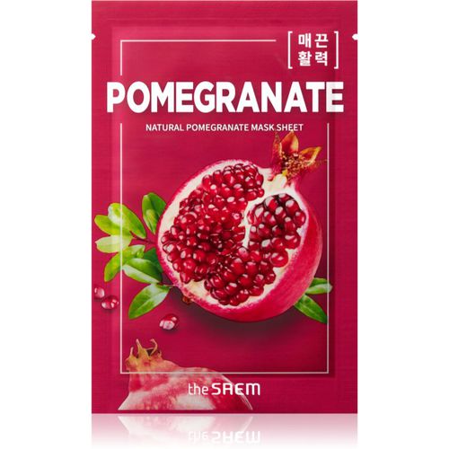 Natural Mask Sheet Pomegranate mascarilla de hoja intensa para reafirmar e iluminar la piel 21 ml - The Saem - Modalova