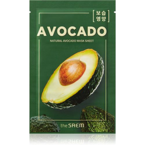 Natural Mask Sheet Avocado maschera in tessuto altamente idratante e nutriente 21 ml - The Saem - Modalova