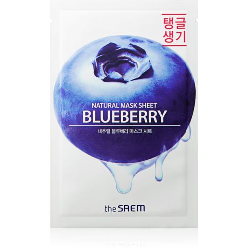 Natural Mask Sheet Blueberry mascarilla hoja con efecto revitalizante 21 ml - The Saem - Modalova