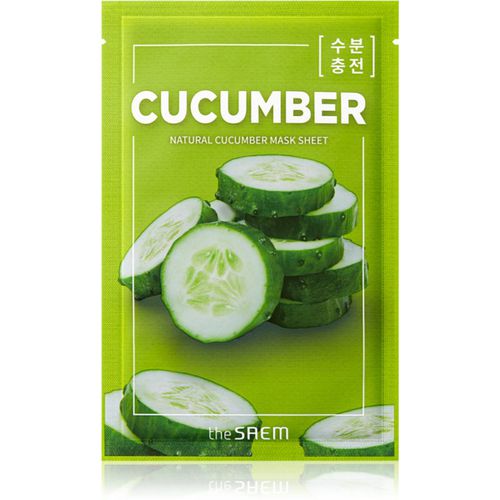 Natural Mask Sheet Cucumber maschera in tessuto idratante e rivitalizzante 21 ml - The Saem - Modalova