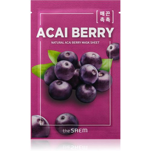 Natural Mask Sheet Acai Berry Máscara de tejido para iluminar y dar vitalidad a la piel 21 ml - The Saem - Modalova