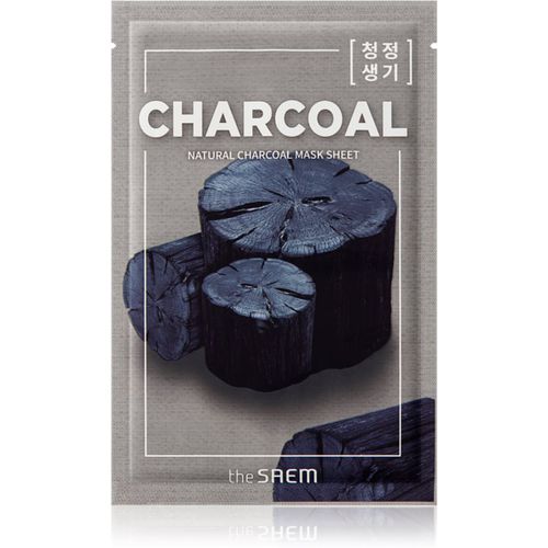 Natural Mask Sheet Charcoal Máscara de tejido para limpieza facial 21 ml - The Saem - Modalova