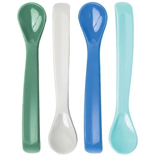 Silicone Baby Spoons cuchara Boy 4 ud - Tiny Twinkle - Modalova