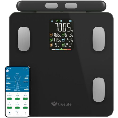 FitScale W8 báscula de baño Black 1 ud - TrueLife - Modalova