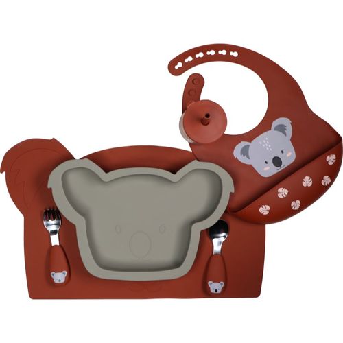 Silicone Plate Koala plato Olive Gray 1 ud - Tryco - Modalova
