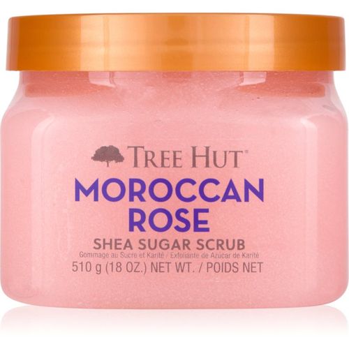 Shea Sugar Scrub Moroccan Rose exfoliante a base de azúcar con manteca de karité 510 g - Tree Hut - Modalova