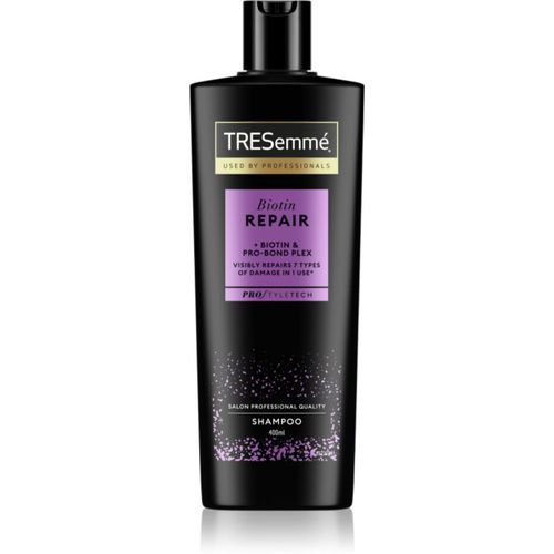 Biotin + Repair 7 champú reparador para cabello maltratado o dañado 400 ml - TRESemmé - Modalova